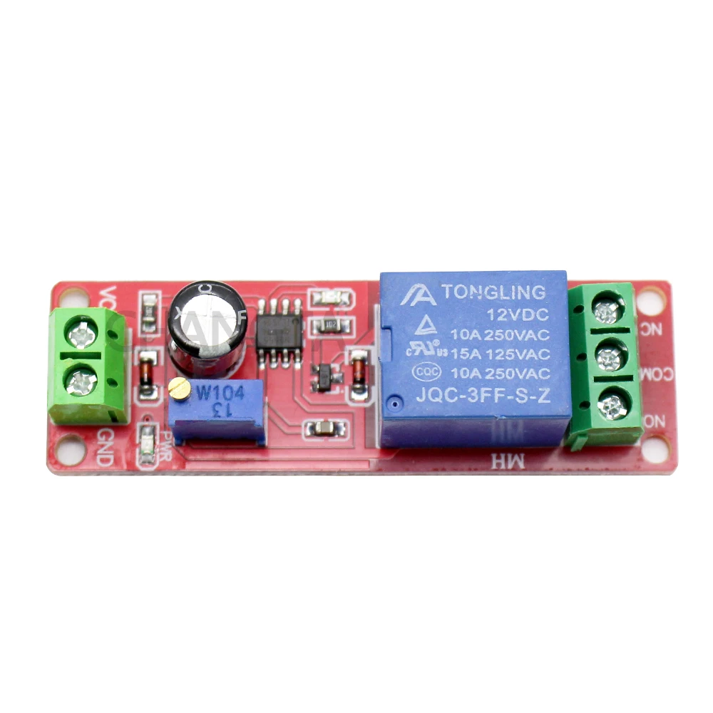 NE555 0~ 10S регулируемый модуль DC 12V реле задержки щит таймер переключатель