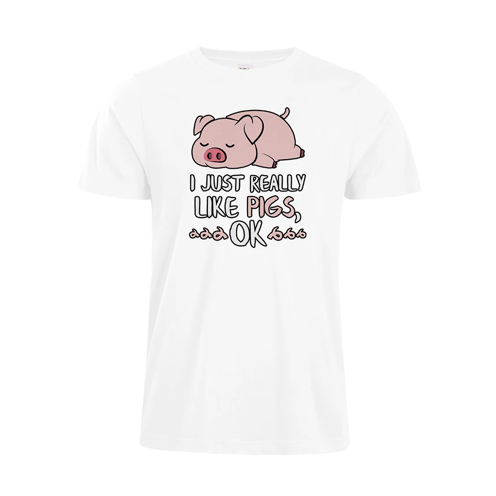 Футболка со Свинкой для девочек Футболка с забавным животным Pig Gifts Idea Милая рубашка со Свинкой футболка «lover» Винтажная футболка для фермы