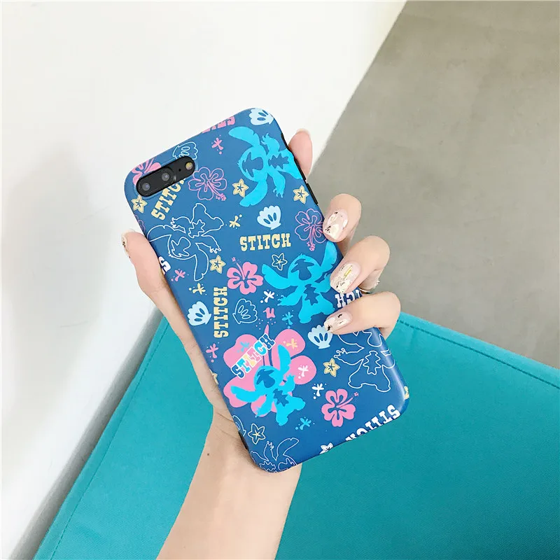 Микки стежка чехол для телефона iphone X 8 7 6 6s мультфильм Лило и Стич мягкого IMD