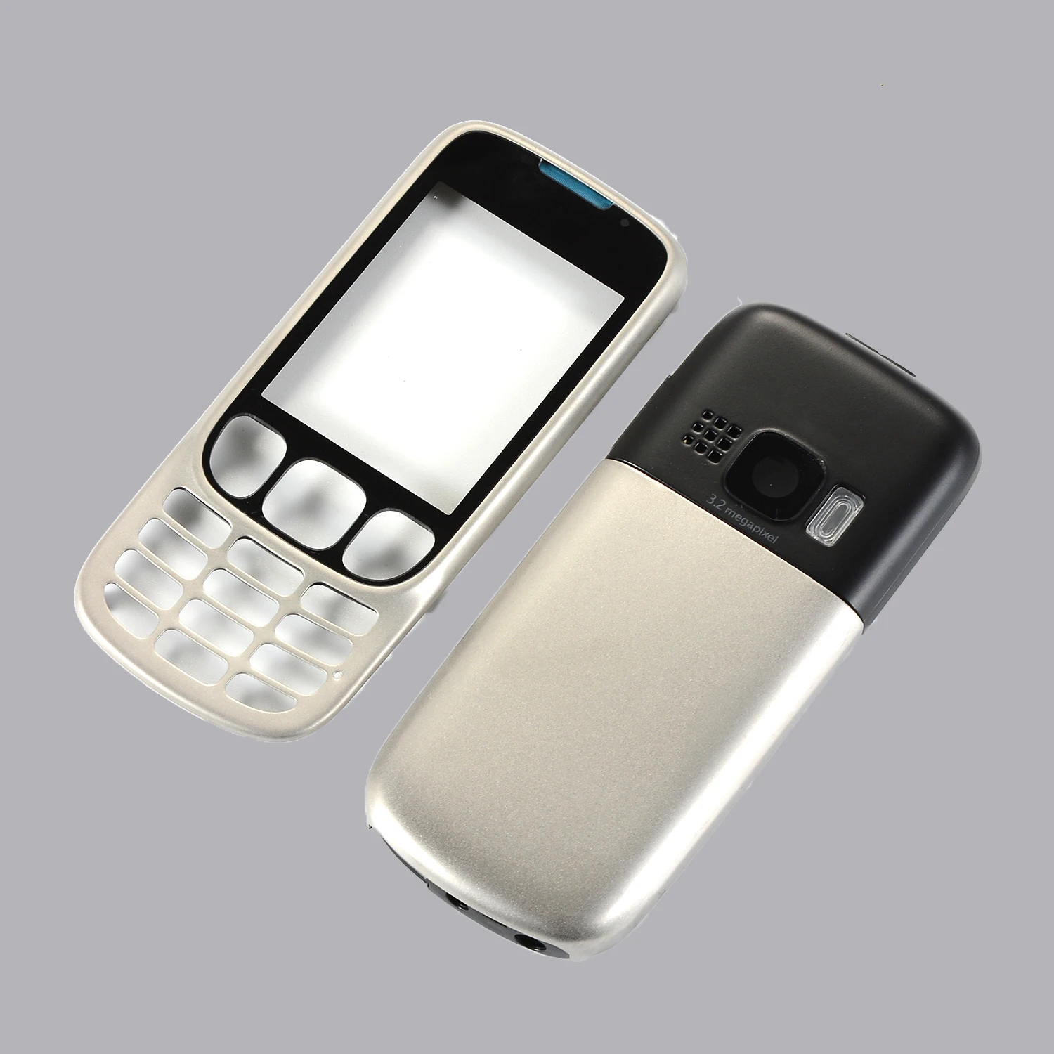 5 pcs For Nokia 6303 6303C Metal Housing Front Frame+Middle Frame+battery Back cover/without keypads | Мобильные телефоны и
