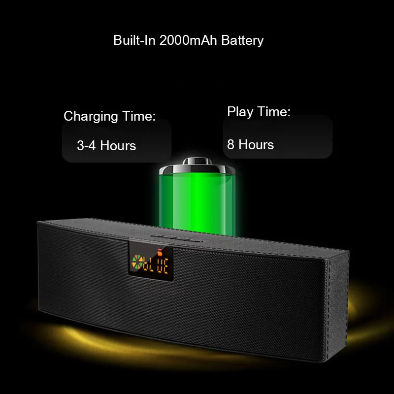 Новинка Bluetooth колонка Беспроводная портативная аудио мини-колонка Fm радио Tf