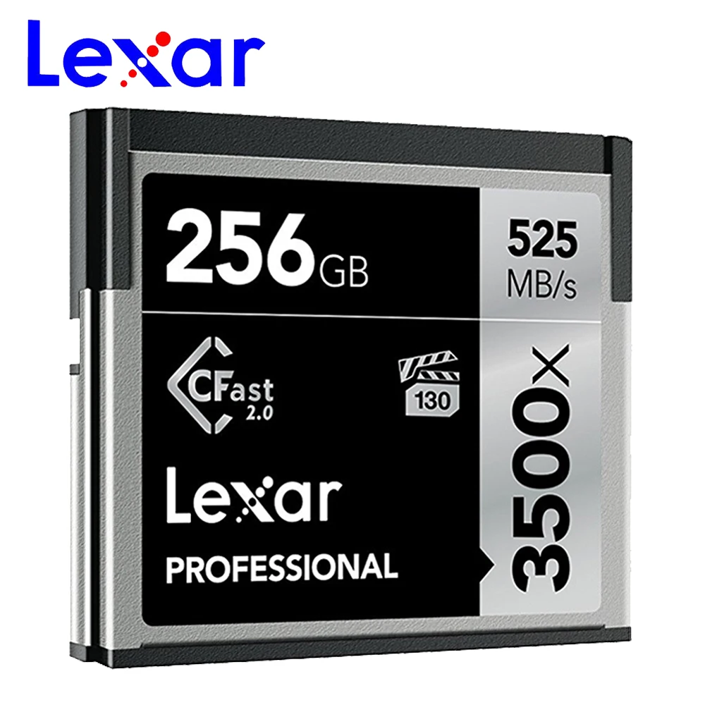 Оригинальный Lexar 3500X карта памяти sd 64 ГБ Cfast 2 0 CF alta 128 велоцид a 525 м/с|Карты памяти| |