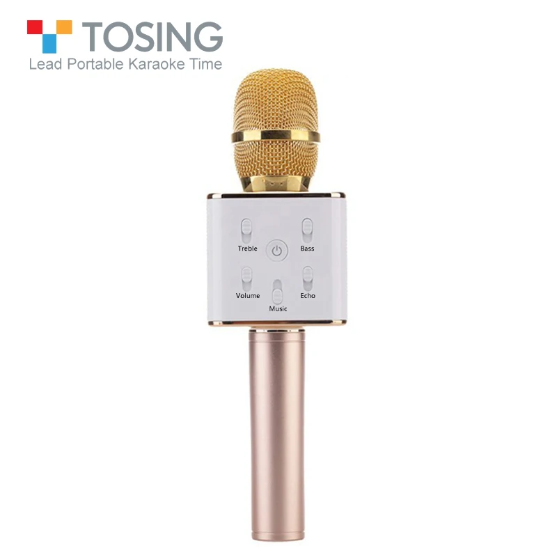 Оригинальный беспроводной Bluetooth микрофон для караоке TOSING Classic Q7 с микрофоном