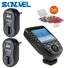 Вспышка Godox XPro-C, триггер, передатчик, беспроводная система X 2,4G, быстрорежущая сталь + 2 фоторесивера для Canon AD180 AD360 AD360II