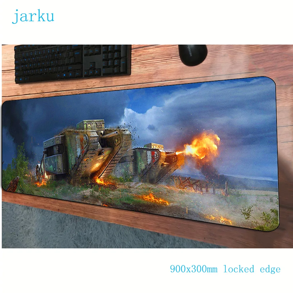 900x300x3 мм коврик для мыши World of tanks игровой геймер Коврик компьютер блокированный