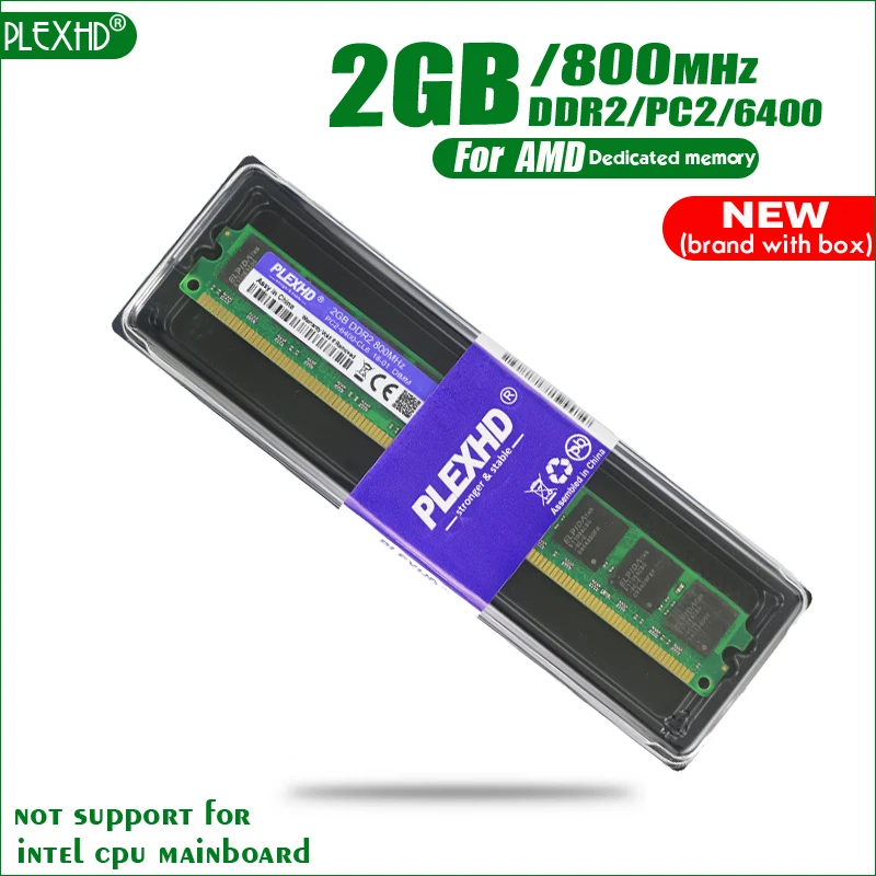 Оперативная память PLEXHD DDR2 2 Гб 800 МГц 2G PC2 6400 | Компьютеры и офис
