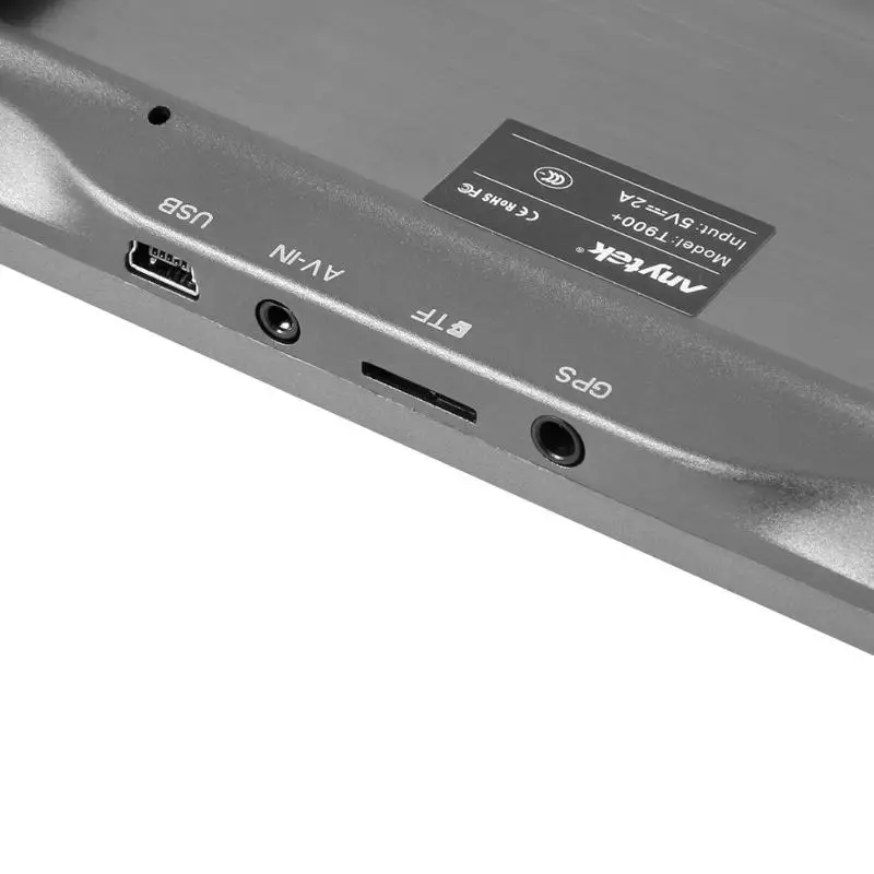 Anytek T900+ 9,66 дюймов Сенсорное зеркало заднего вида автомобиля dvr камера 1080p+ 1080p ADAS WDR камера для приборной панели вождения рекордер полный экран сенсорный