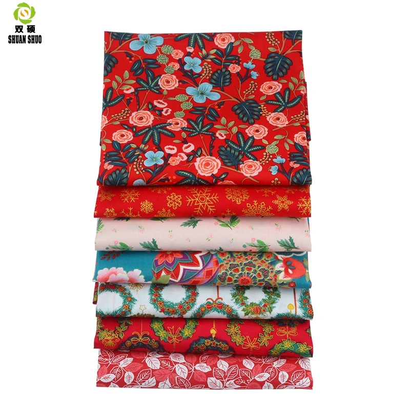 7 шт./партия хлопковая ткань для кукол 40 х50 см |