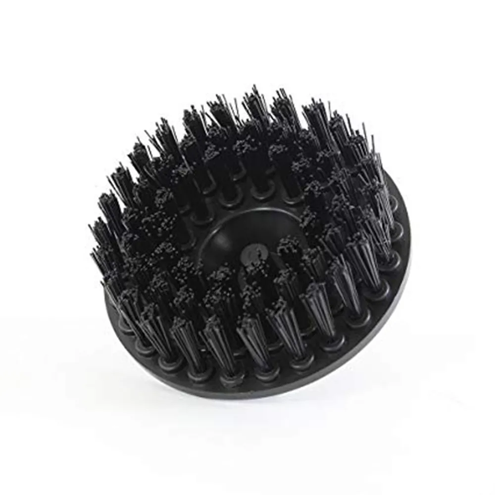 1pcs Black 3 шт. электрическая щетка насадка в виде щетки Чистая для ванной поверхности Ванна плитка для ванной решетки Беспроводная мощность сверло Набор для очистки - Цвет: 1pcs Black