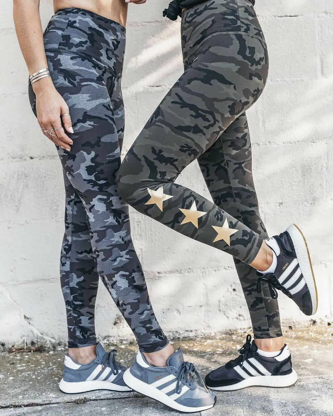 2019 летние камуфляжные леггинсы с принтом в виде Для женщин и девочек высокой