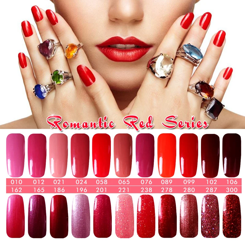 УФ гель для ногтей 8 мл 300 цветов|gel nail polish color|gel polishuv gel |
