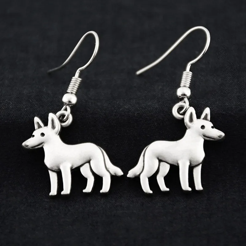 

New Vintage Blue Heeler & Australian Cattle Dog Earring Fashion Jewelry Drop Long Earrings For Women Pendientes Best Friend Gift