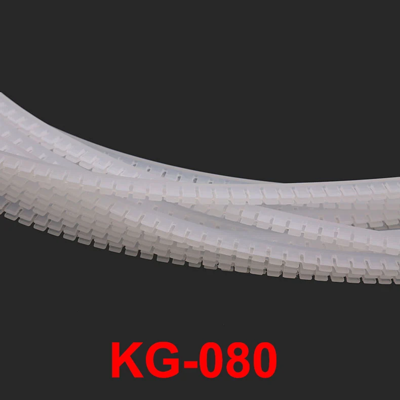 10M KG-080 Fit Panel 60mm Thickness Groove White Black PE Insulated Timing Line Sheath Sleeve Slot Movable Bushing | Обустройство