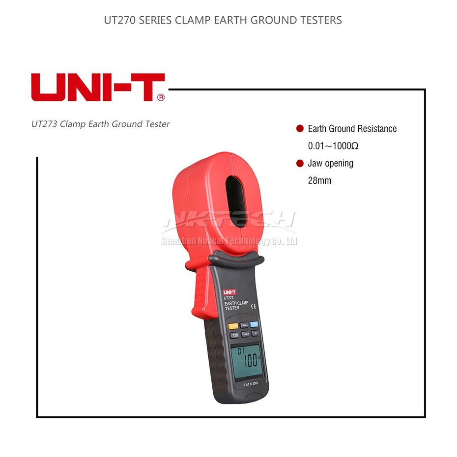 UNI-T UT278A UT276A UT275 UT273 Зажим заземления тест er цифровой измеритель сопротивления заземления Тестер Утечки тока Мегаомметр