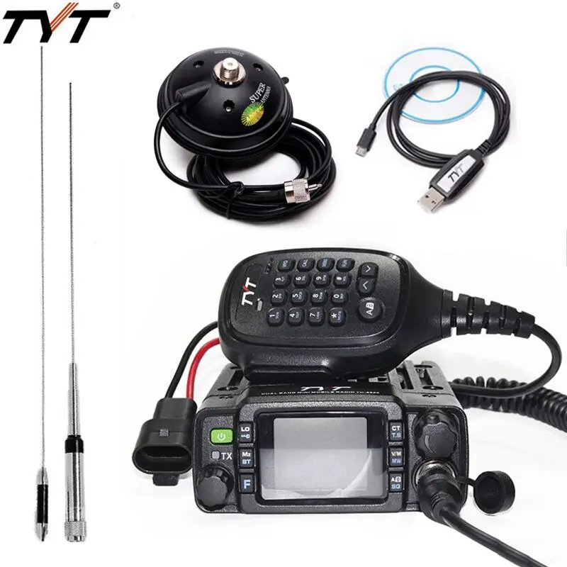 TYT TH 8600 IP67 Водонепроницаемый мини мобильное радио 50 км двухдиапазонный 136 174 МГц/400