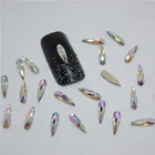 10-50psc новые цветные блестящие стразы 3D украшения для дизайна ногтей, подвески для ногтей из сплава, Стразы для ногтей, принадлежности для ногтей CZ012