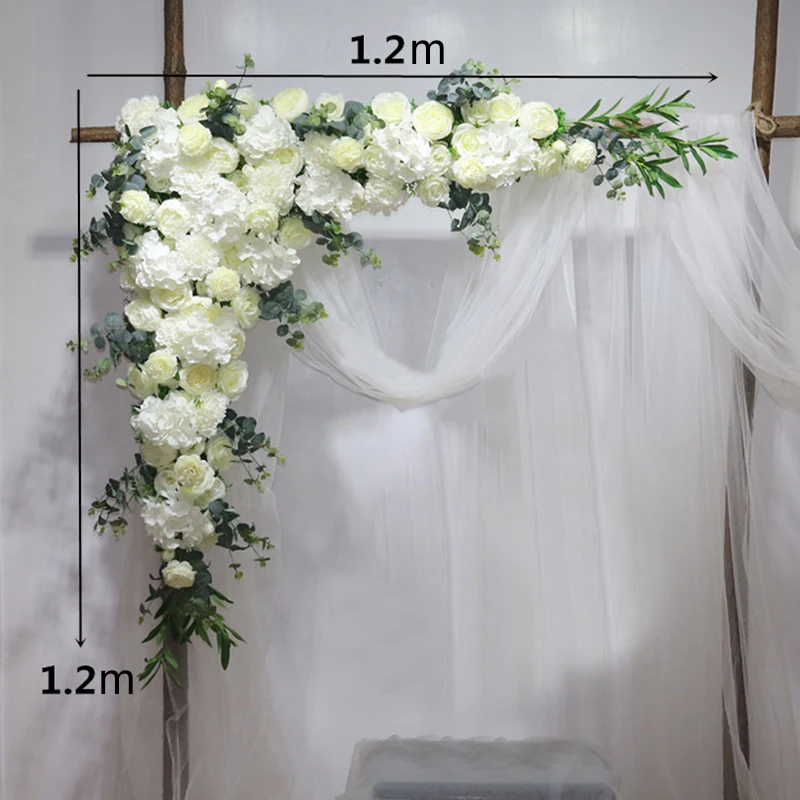 style 11 1 шт. 120 см свадебная АРКА, ряд цветов, цветочные искусственные цветы, настенный Свадебный сценический фон, домашний декоративный искусственный цветок, дисплей - Цвет: style 11