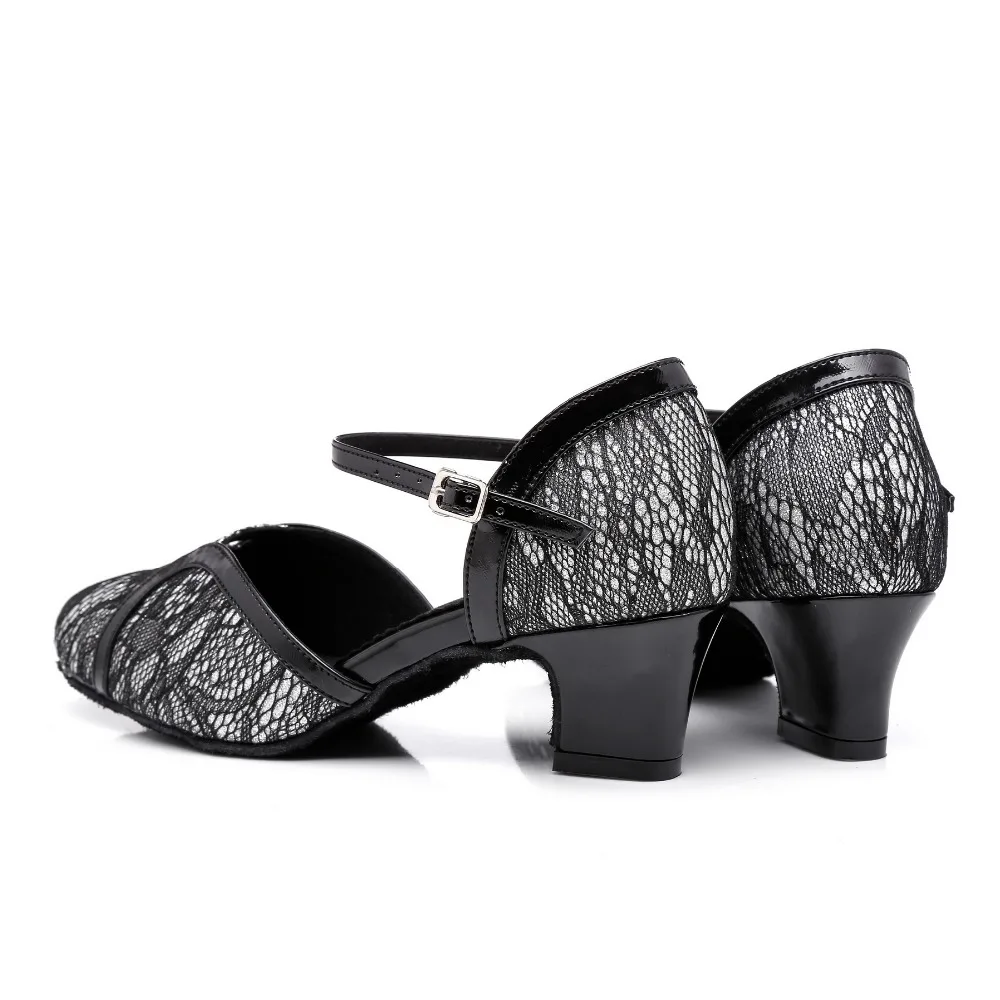 

IDancing Salsa Dance Shoes Latin Female Shoe Ballroom Fashion Party Shoes Women Snakers Lady Fashion Shoes Spike Heel Close Toe