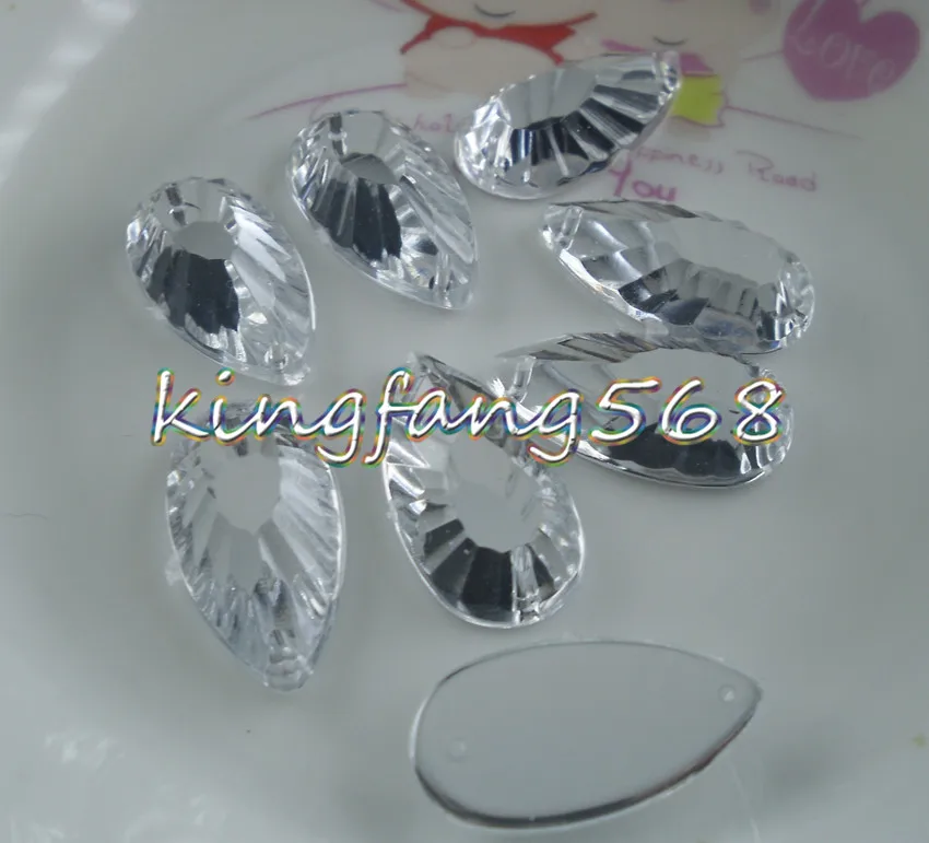Акриловые кристаллы в виде капли воды Феникс Хвост много лиц прозрачные смолы