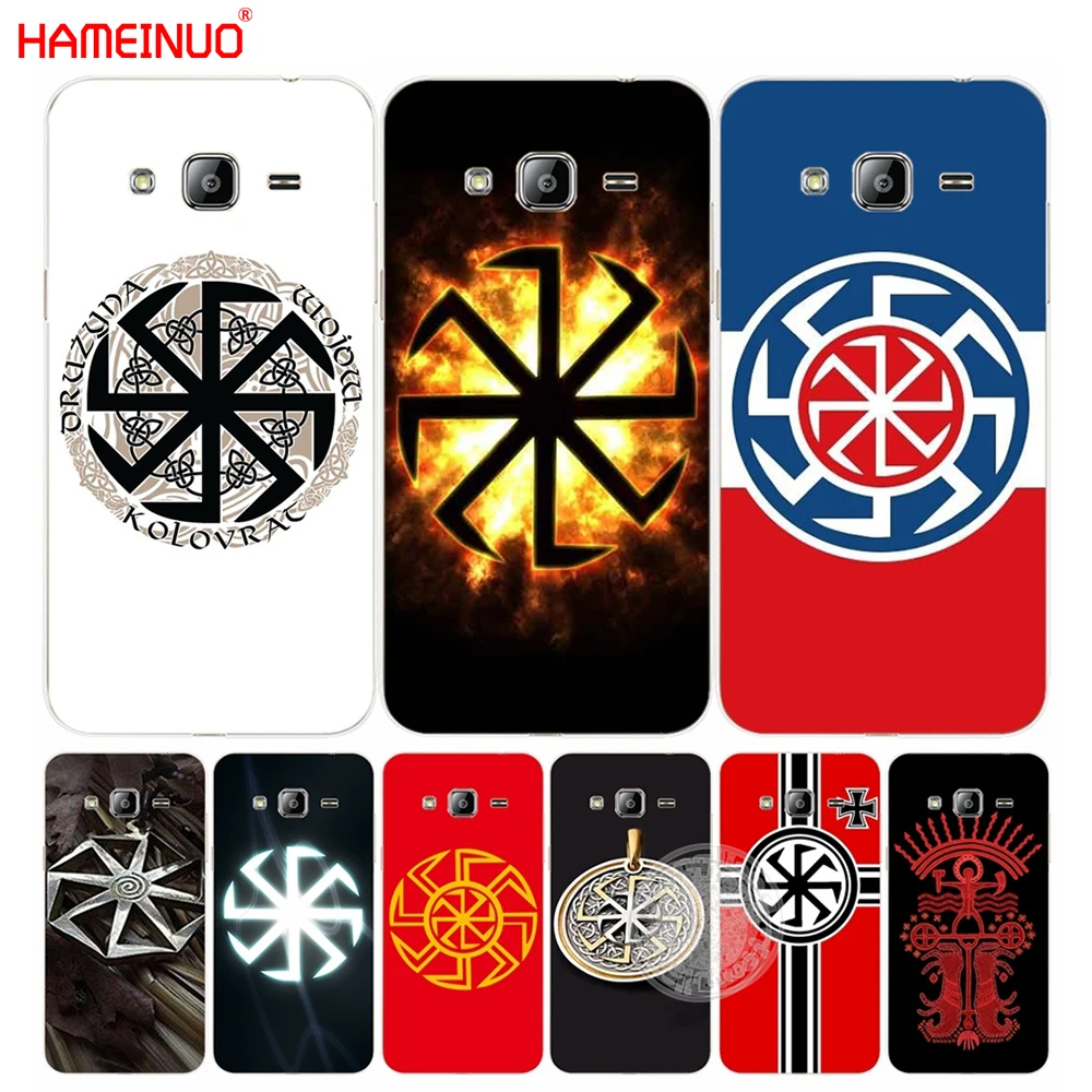 HAMEINUO славянский символ Коловрат чехол для телефона Samsung Galaxy J1 J2 J3 J5 J7 MINI ACE 2016 2015|case