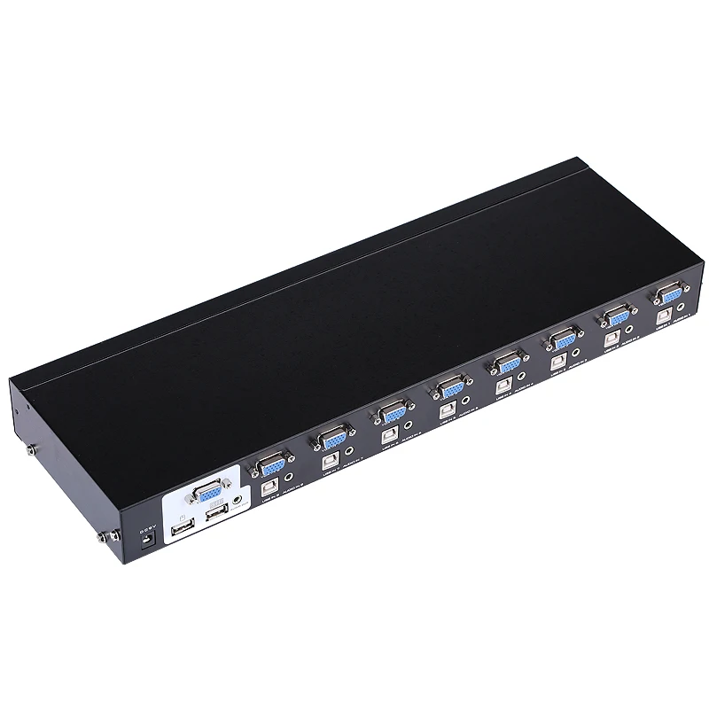8-портовый автоматический квм-переключатель USB 2 0 VGA + аудио 1920*1440 кнопка