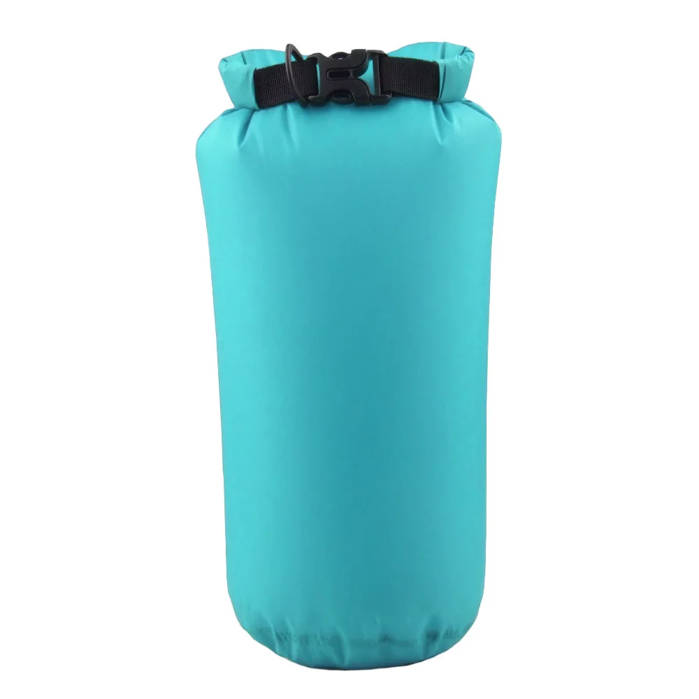LightBlue 8L нейлоновая портативная Водонепроницаемая сухая сумка для катания на байдарках, рыбалки, рафтинга, плавания, кемпинга, рафтинга, серфинга, сноубординга - Цвет: LightBlue