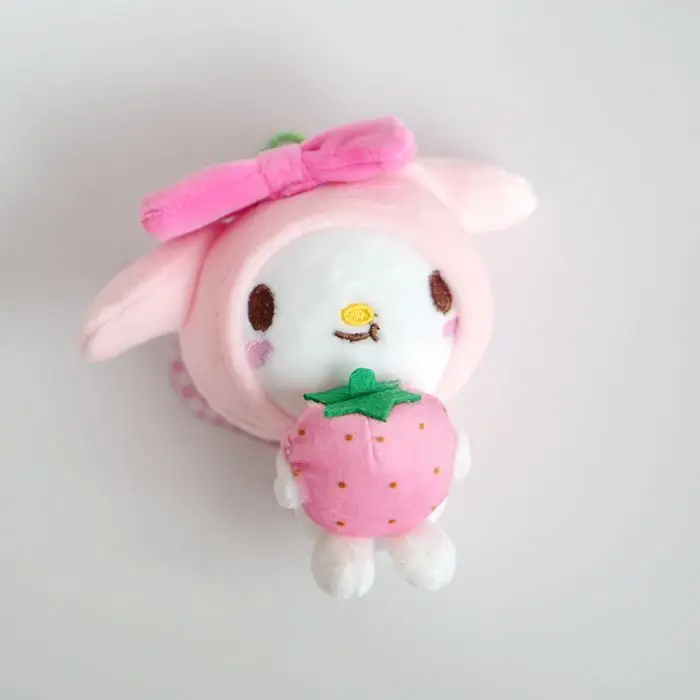 Кулоны с героями мультфильмов каваи розовые надписью My Melody Eat Snack плюшевые