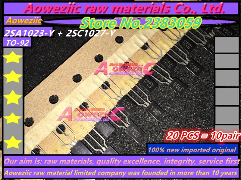 Aoweziic 100% Новинка импортный оригинальный Триод 2SA1023 Y 2SC1027 с питанием от 2sa1023 C1027 до 92
