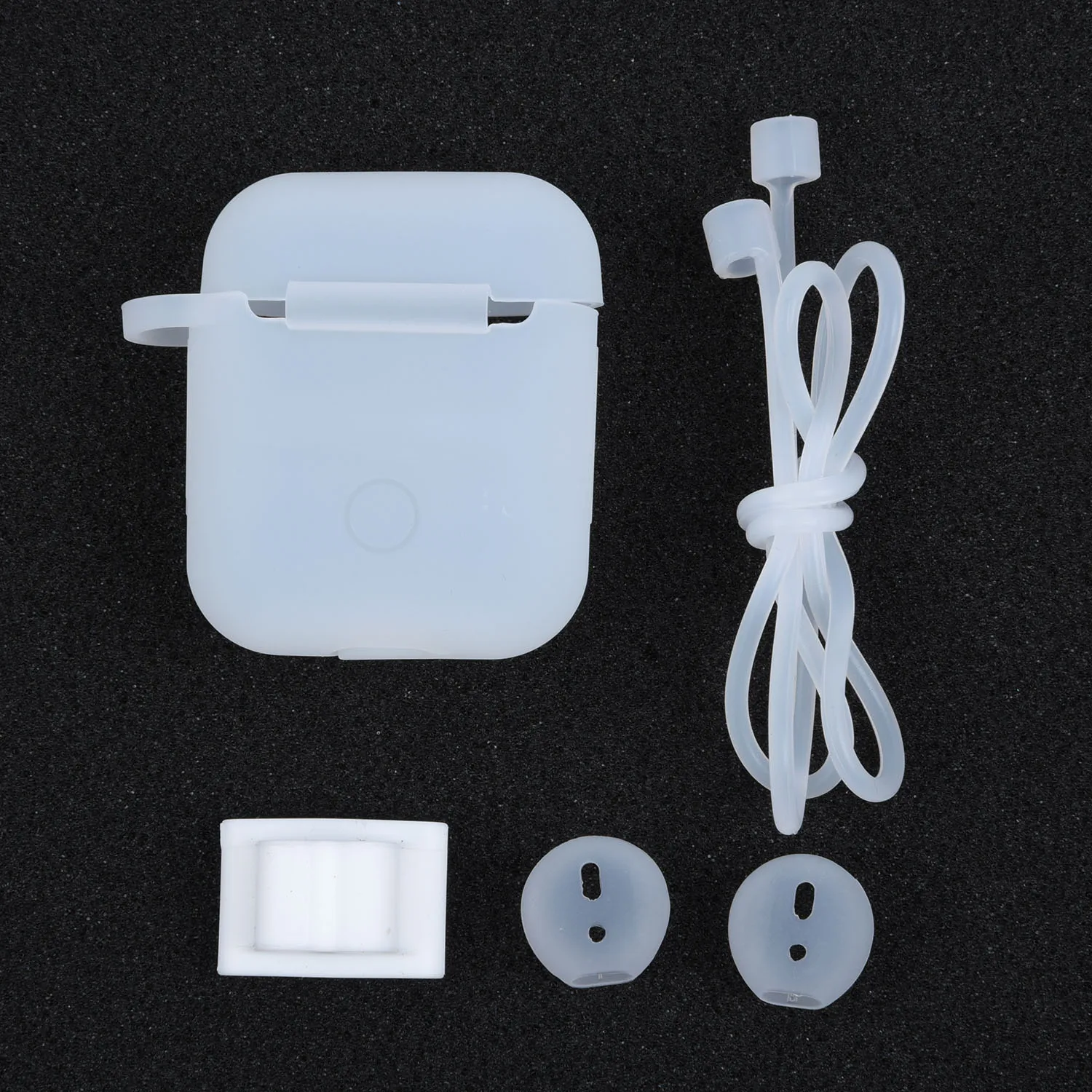 Силиконовый чехол для Apple AirPods запасная часть резиновый удобный запасной замены
