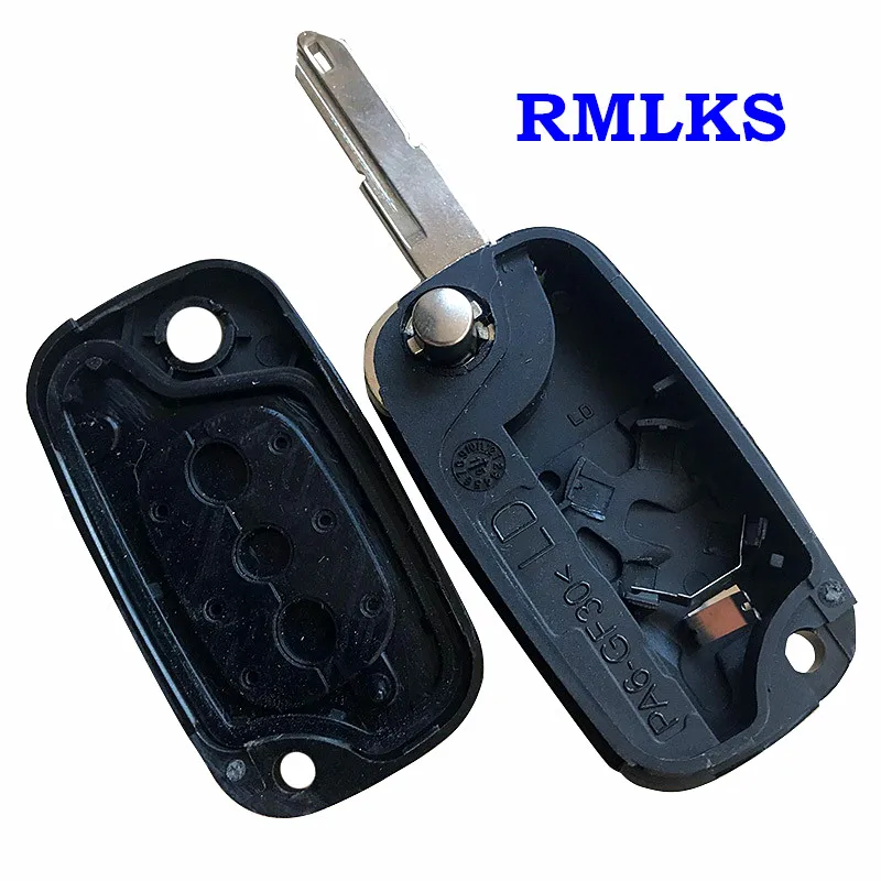 Новинка 2 3 кнопочный откидной пульт дистанционного управления Корпус ключа для