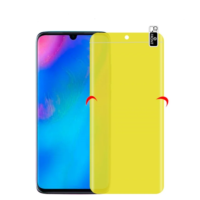 Мягкий ТПУ нано гидрогелевый защитный экран для Huawei P30 3D Cuvred полное покрытие P20 Mate