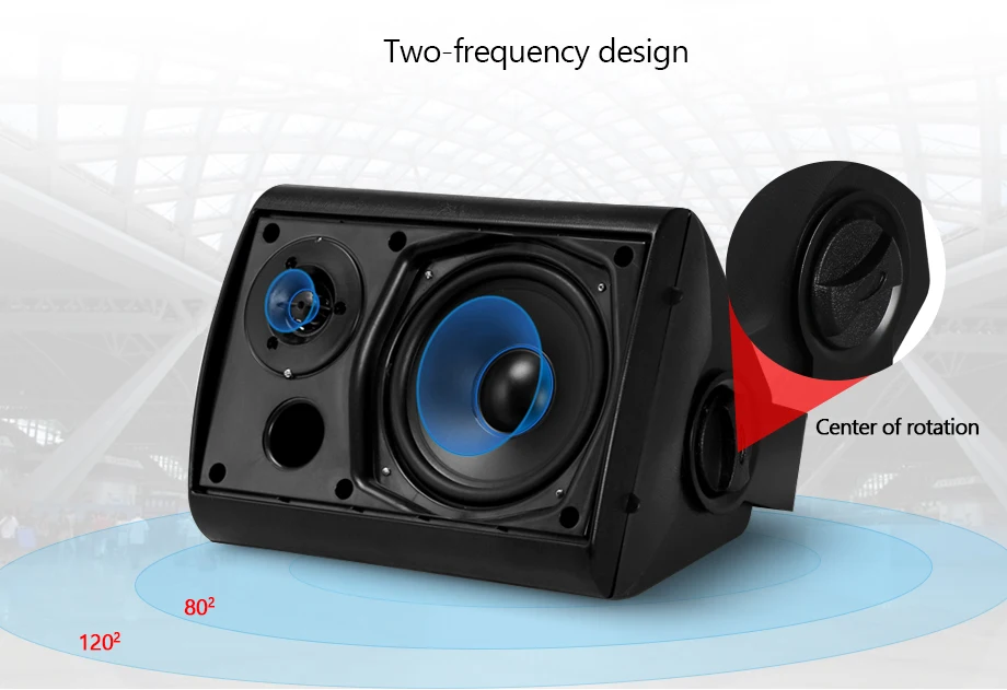 Oupushi SP-20W настенный динамик школьный класс отель фон музыкальный динамик
