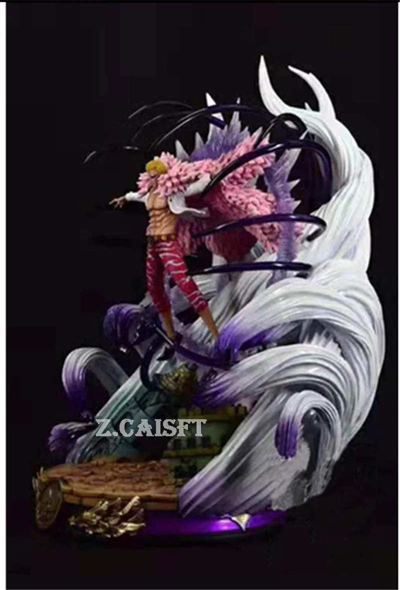 28,3" статуя, одна деталь, семь военачальников моря, бюст, Donquixote, Doflamingo, GK, фигурка, Коллекционная модель, игрушка, 72 см, коробка, H34