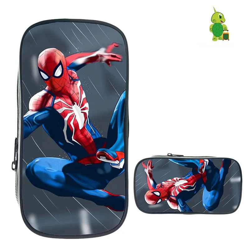 7 Spider Man Far From Home Pencil Case for Boys Girls Stationery Storage Bags Cosmetic Bag Kids School Supplies Makeup Bag - Color: 7