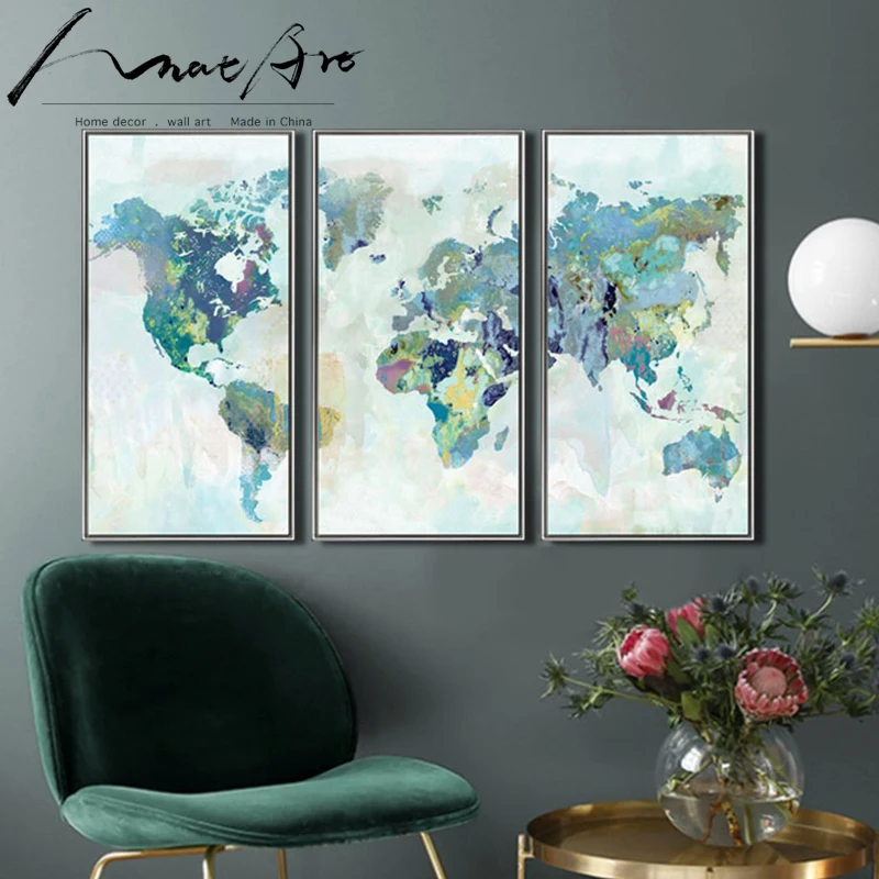 3 шт. настенный постер с абстрактной живописью | Дом и сад