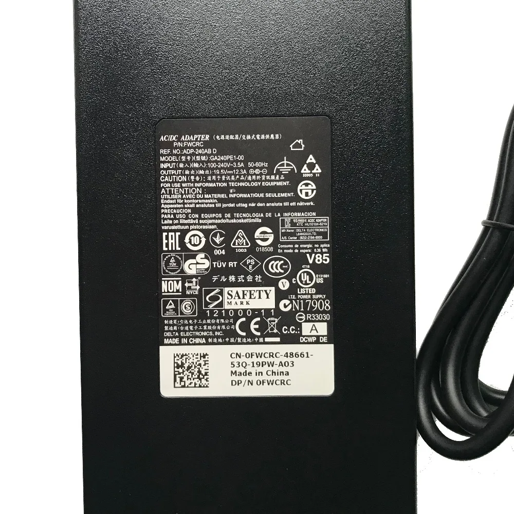 SZWXZY для Dell XPS M1710 1730 M6600 M6500 M17X M18X M15X адаптер переменного тока питания ноутбука