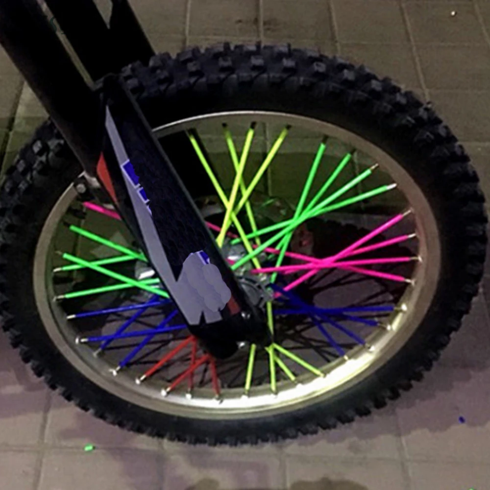 Универсальный протектор для спиц велосипедов и мотоциклов разноцветный корпус