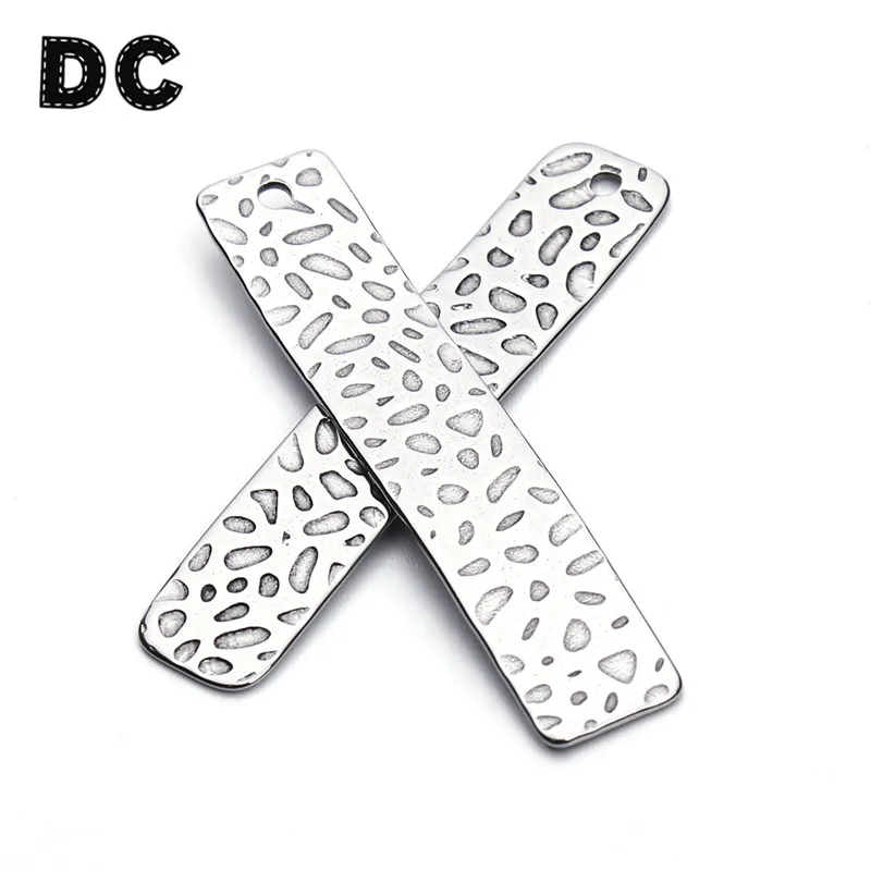 Гравировальный цветок из нержавеющей стали DC 10 шт./лот прямоугольник