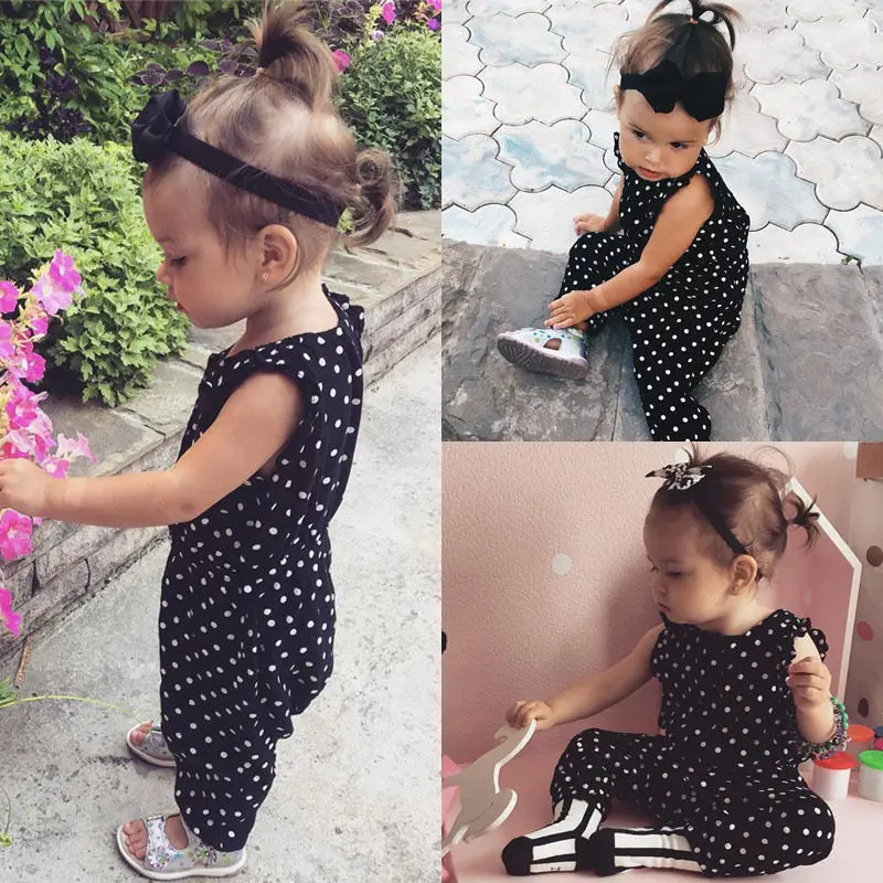 Комбинезон для новорожденных и маленьких девочек Летний комбинезон летняя