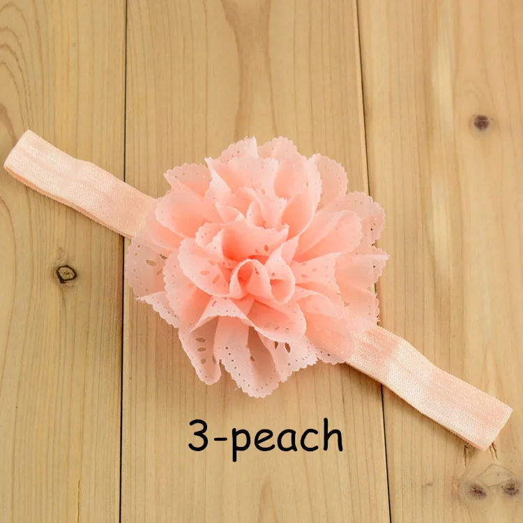 30 шт./лот эластичные повязки на голову для девочек Мягкая повязка с 3