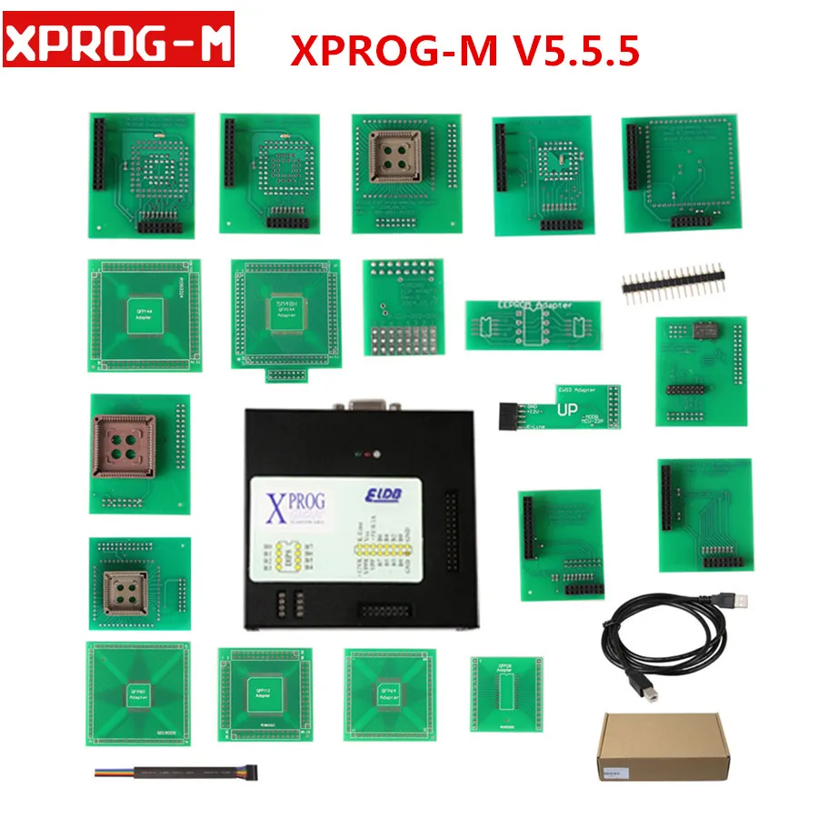Новейшая модель XPROG M V5.5.5 X PROG м коробка V5.55 ECU Программатор ЭБУ чип Тюнинг Xprog