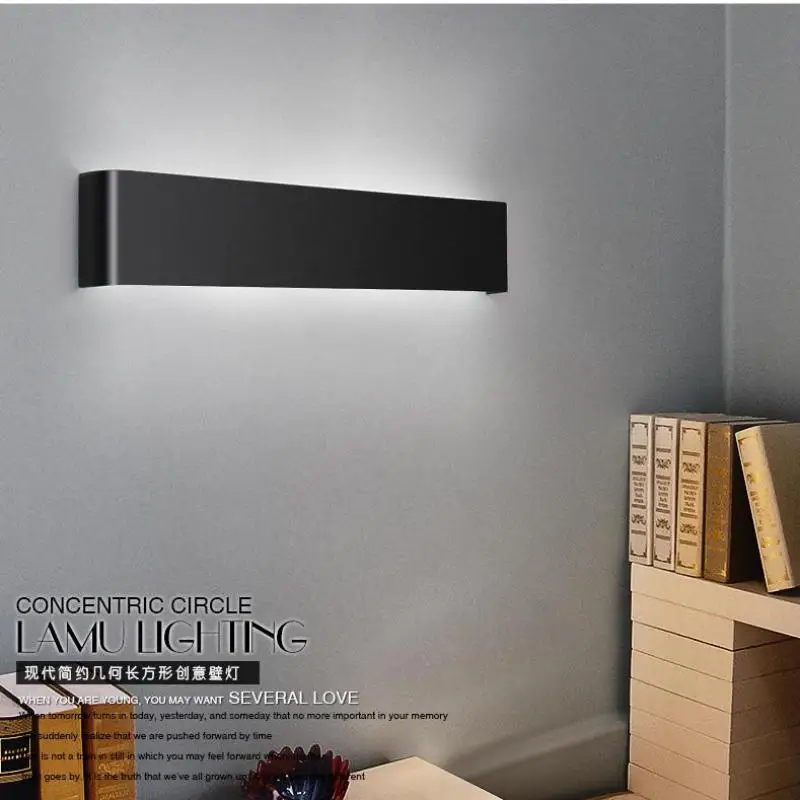 Современный алюминиевый светодиодный настенный светильник для гостиной ванной