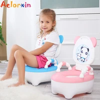 gift cute cartoon portable baby pot for newborns baby potty toilet seat child training girls boy potty childrens pot urinal