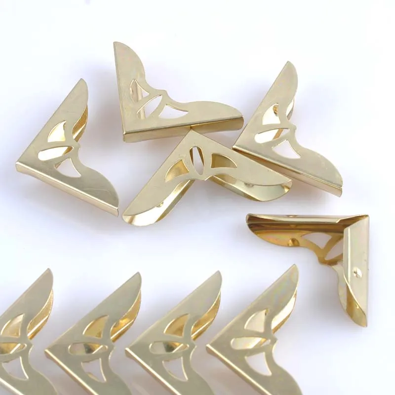 10 шт. металлические Альбомы для книг угловые протекторы коробки декора