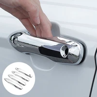 abs chrome for toyota yaris 2020 2021 accessories car door protector handle decoration cover trim sticker car styling 4 pcsset