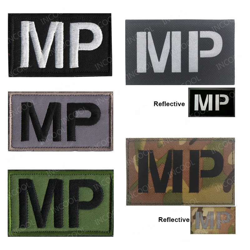Светоотражающий ИК MP ПВХ патч с вышивкой военные тактические декоративные патчи