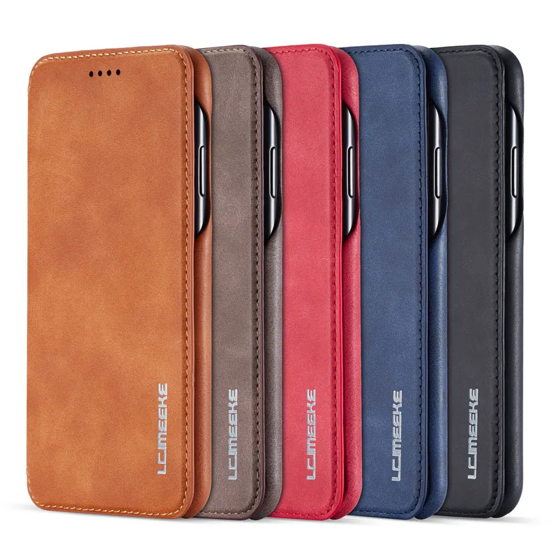 

For Coque iphone Xs Max Case Leather Vintage Phone Case Hoesje iphone XR Case Flip Wallet Cover For Funda iphone Xs X 8 7 6 Case