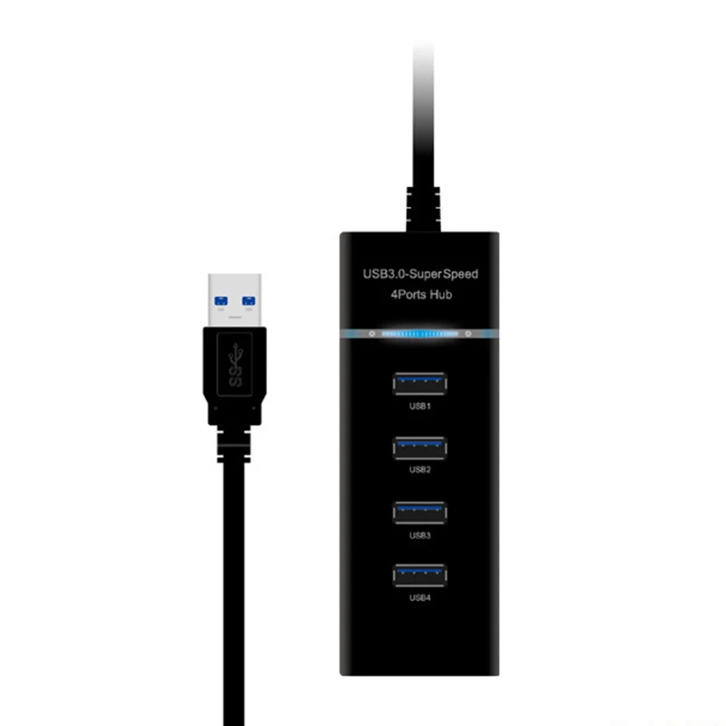 Высокое качество 4 в 1 черный USB 3 0/2 0 концентратор для PS4/PS4 тонкий высокоскоростной