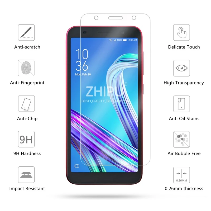 Закаленное стекло для ASUS Zenfone Live L2 ZA550KL Защитное экрана 2.5D 9 H закаленное Для