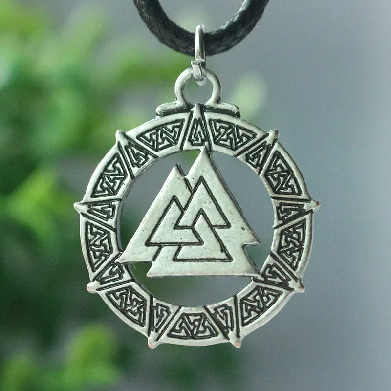 Lanseis 1 шт. Valknut Odin символ норзы подвеска с символикой викингов Мужская для мальчика